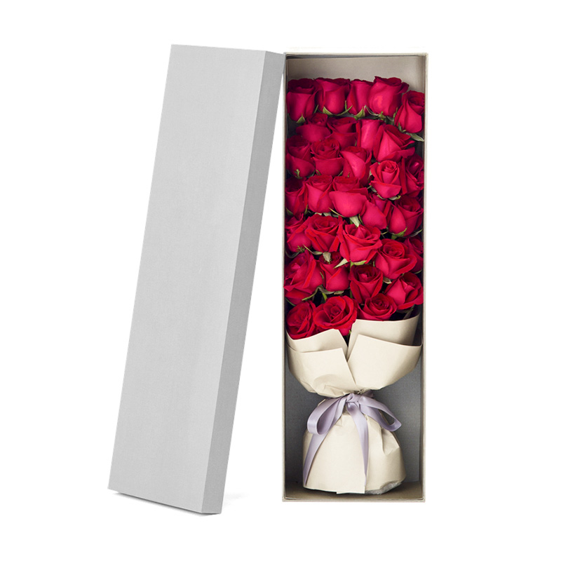 甜蜜浪漫-33朵红玫瑰礼盒