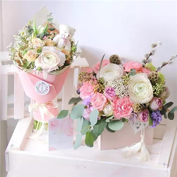 花盒插花