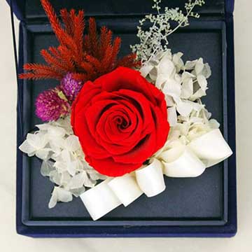 紅玫瑰花盒