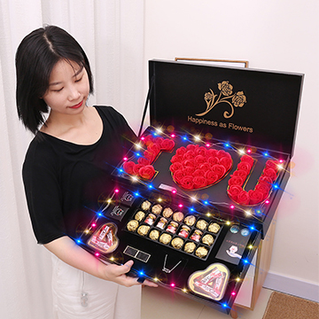 巧克力花盒