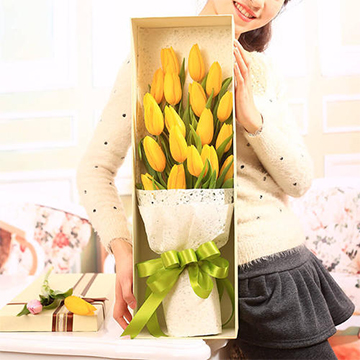 黃色郁金香