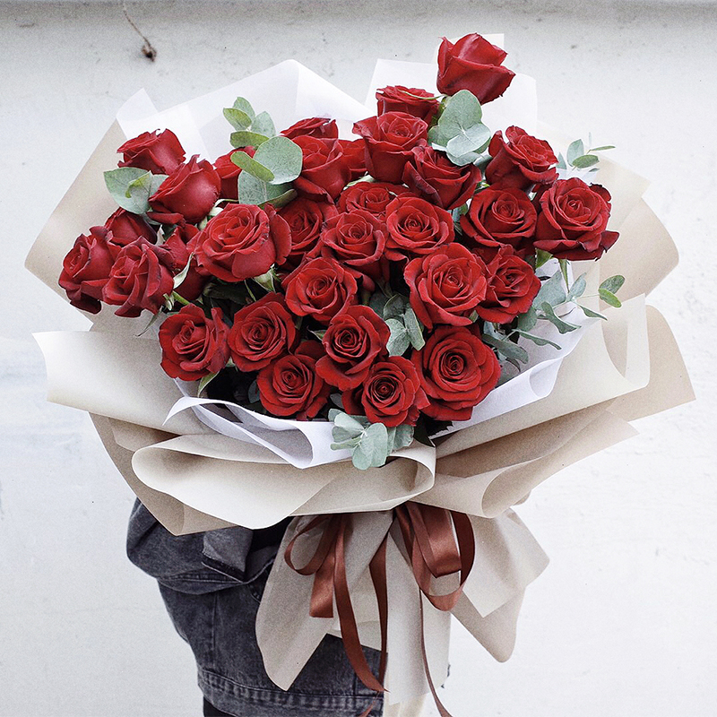 对你爱不完-33朵红玫瑰花束 南平网上花店哪家好？哪些鲜花的寓意是幸福