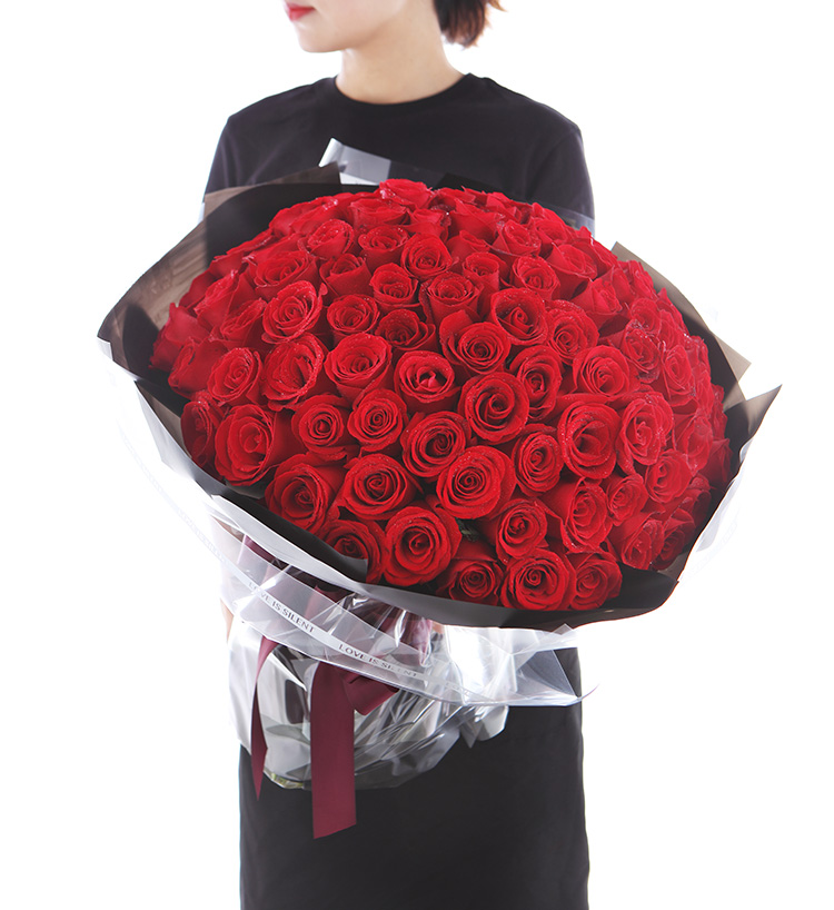 表白求婚款-108朵红玫瑰 宜春网上鲜花速递去哪个app好？向女朋友表白应送多少朵玫瑰好