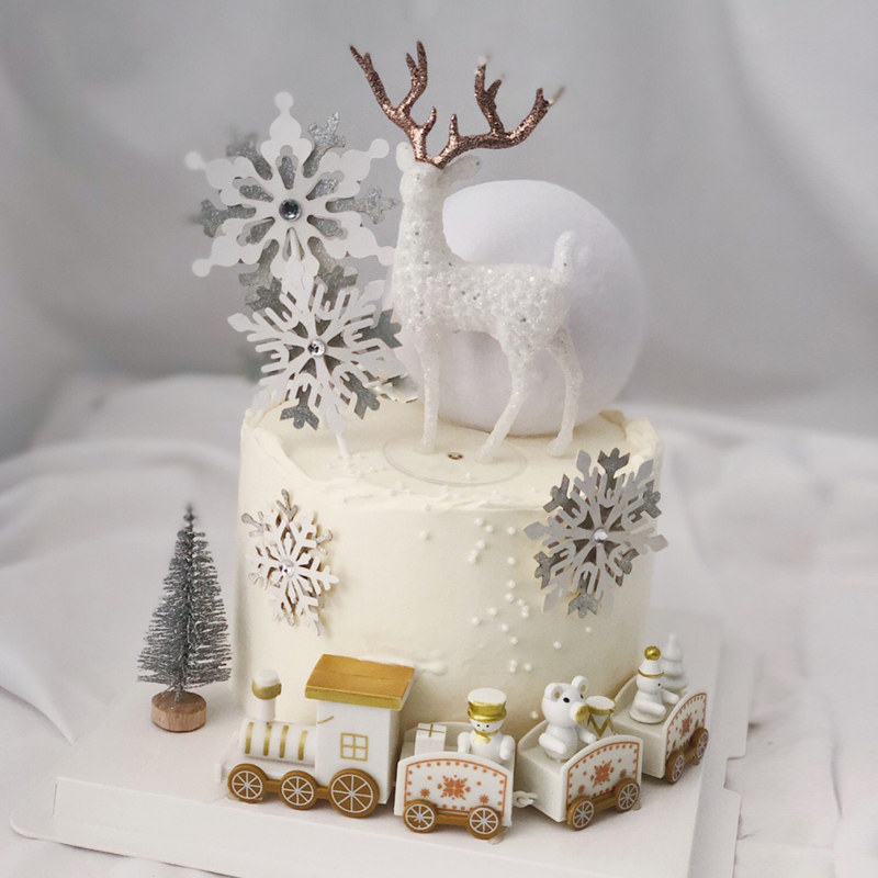 圣诞麋鹿款主题鲜奶蛋糕 你的圣诞礼物专属！圣诞节送礼攻略