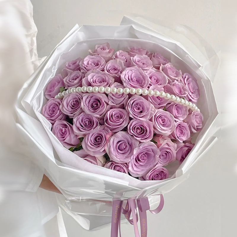 吾爱-33朵紫玫瑰