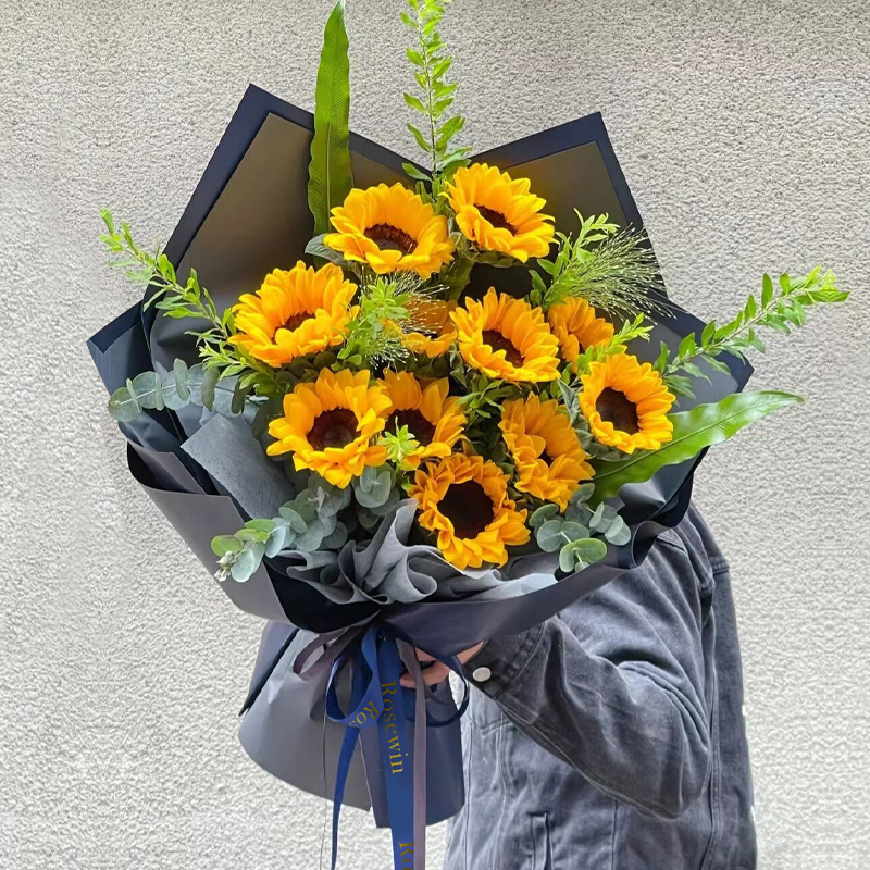 毕业快乐-11朵向日葵花束